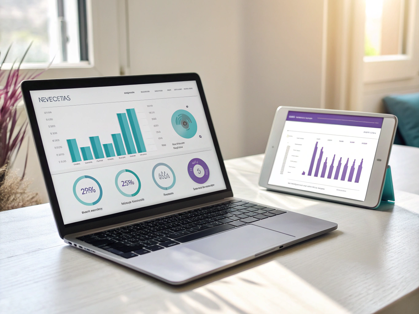 Financial analysis illustration